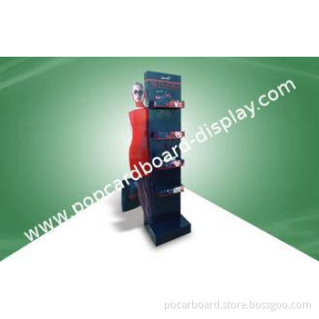 Recyclable POS POP Cardboard Display Racks Double Sided For